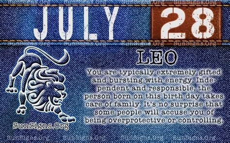 28 july birthday personality|july 28th zodiac sign.